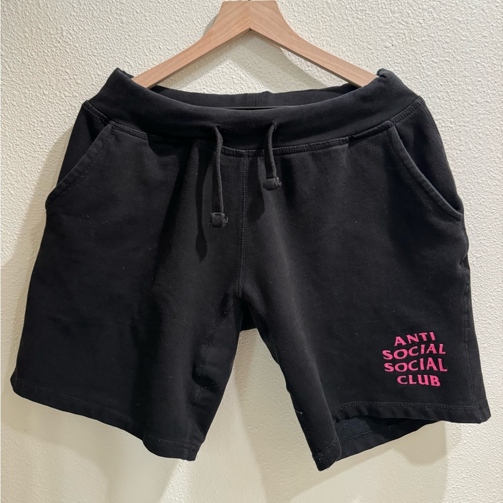 Anti Social Social Club Sweat Shorts Black M